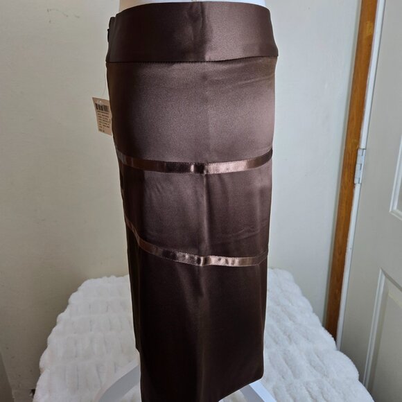 Wet Seal Tweed Brown Skirt Size 1 About 21" Long (NWT) Waist is about 28" - Picture 5 of 10